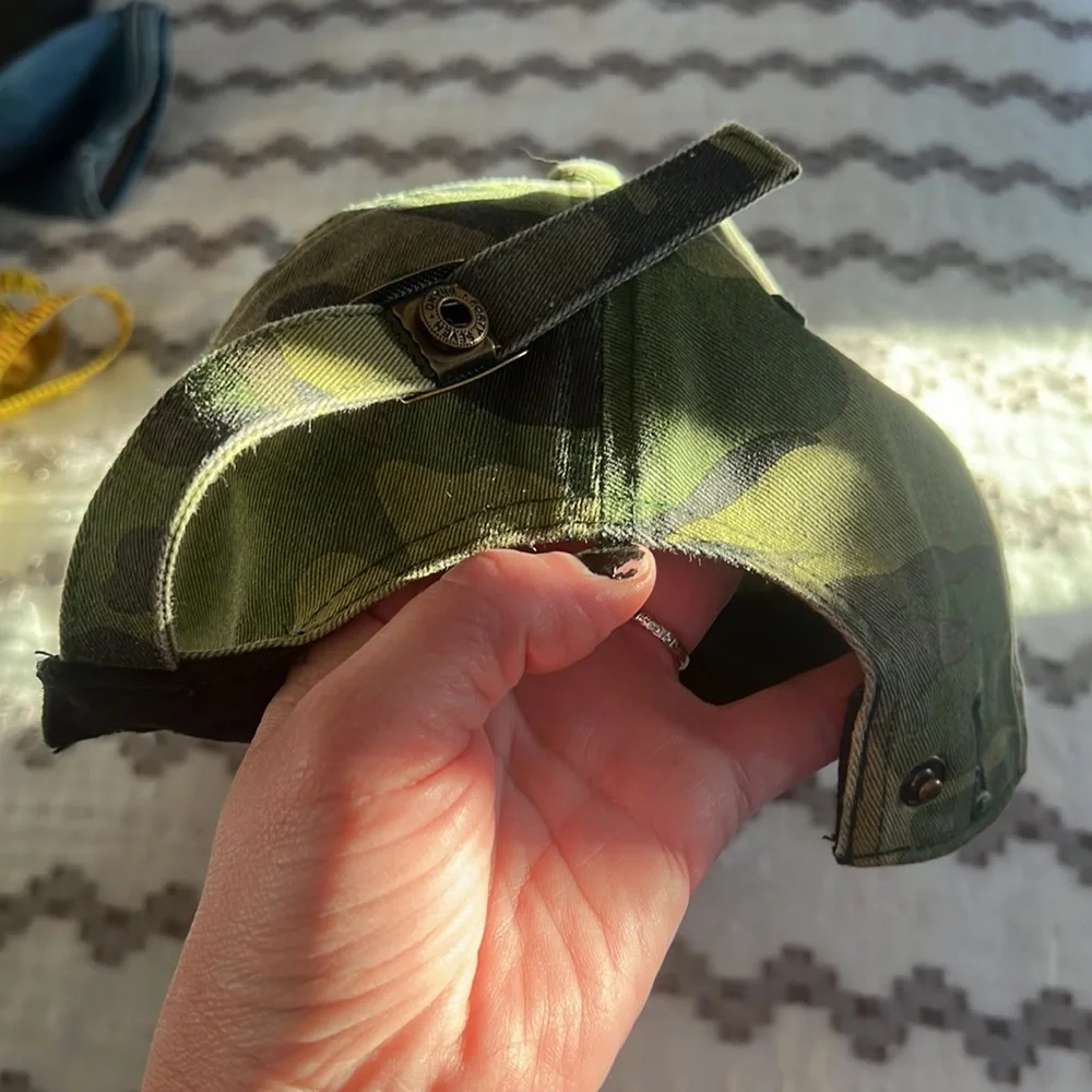 ‘47 Red color black C, Cleveland Camo hat. - Picture 4 of 8